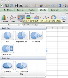 Pie Charts MS Excel