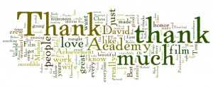 wordle word cloud oscar speech